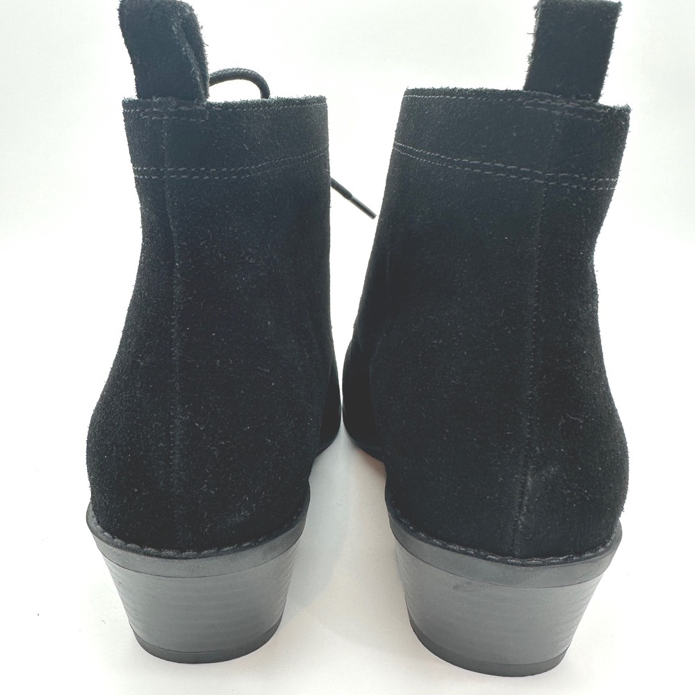 Vionic Andi Black Suede Lace Up Ankle Booties Women's Size 7.5 - Picture 9 of 12